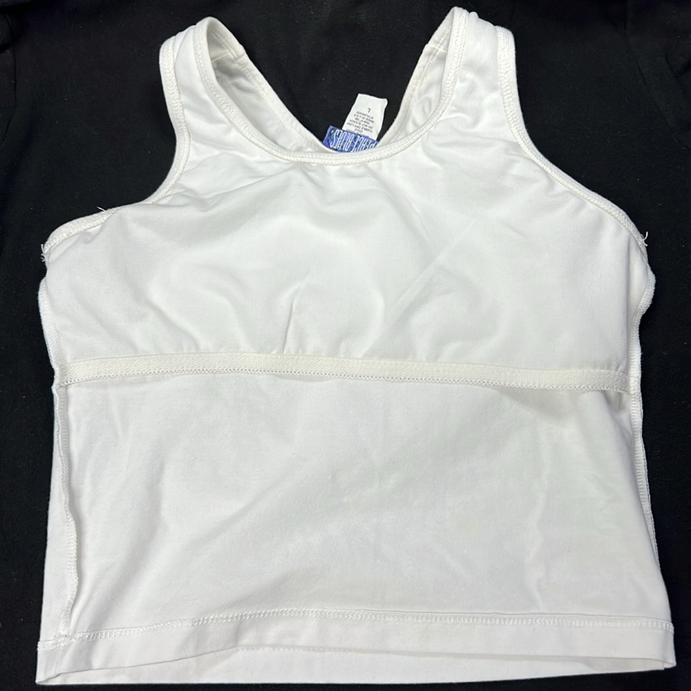 Waist-Cropped Sporty Racerback Bra Tank L NWOT - Picture 9 of 9
